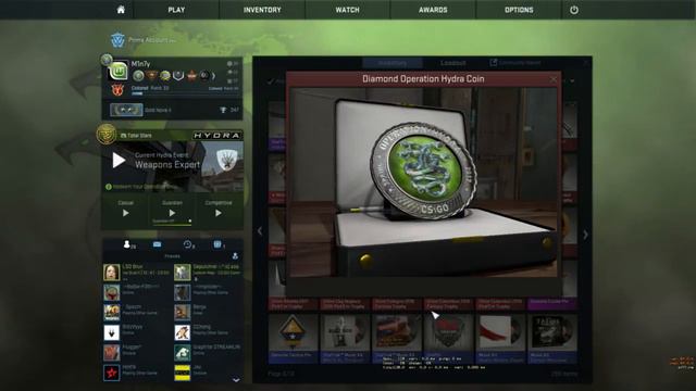 CS GO Hydra Diamond Coin смотреть онлайн