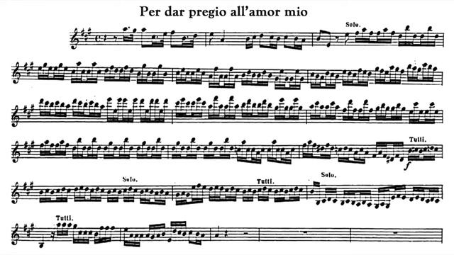 Play the Violin sheet music with Fflur Wyn/Handel: “Per dar pregio all’amor mio”, Rodrigo HWV 5 смотреть онлайн