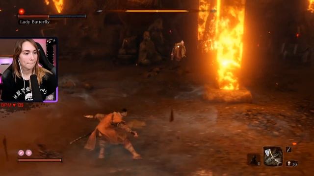 Lady Butterfly w/ heart rate monitor - Sekiro [5] смотреть онлайн