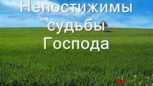 Всё от Него и Им сотворено