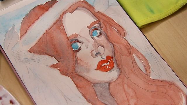 РИСУЮ ТОЛЬКО 2 ЦВЕТАМИ?! | Красный + Кобальт Бирюзовый | Арт челлендж смотреть онлайн
