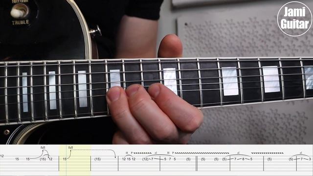 Metallica - Nothing Else Matters - Guitar Solo - SLOW TEMPO - Tabs - Guitar Lesson