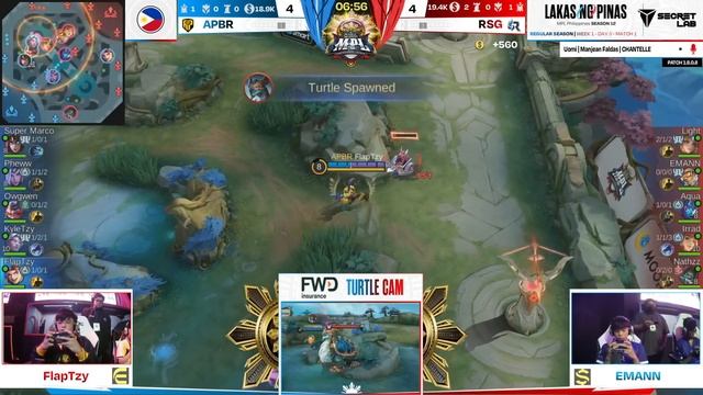MPL PH S12 - W1D3 - RSG vs APBR - GAME 1 смотреть онлайн