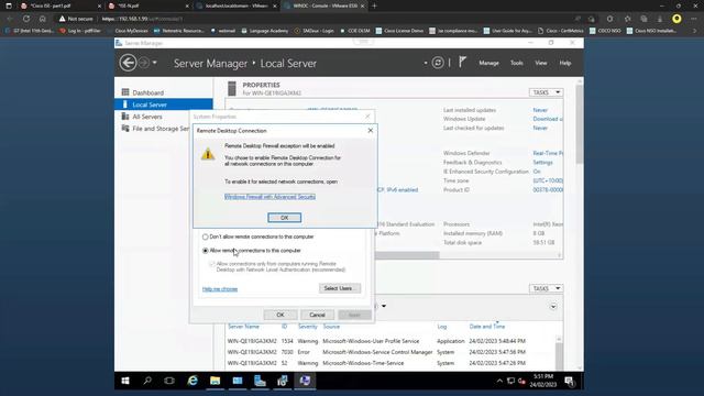 Installing Domain Controller