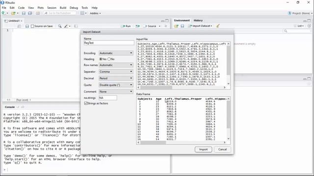 Import Data into R Studio смотреть онлайн