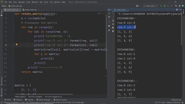 [Google Interview] Rotate Matrix смотреть онлайн