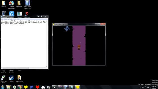 Undertale Yellow Gameplay смотреть онлайн