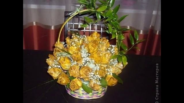 Букеты из листьев своими руками смотреть онлайн