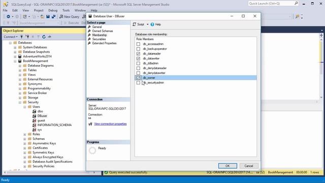 [Tự học SQL SERVER] Bài 6: Tạo USERS & Phân quyền. смотреть онлайн