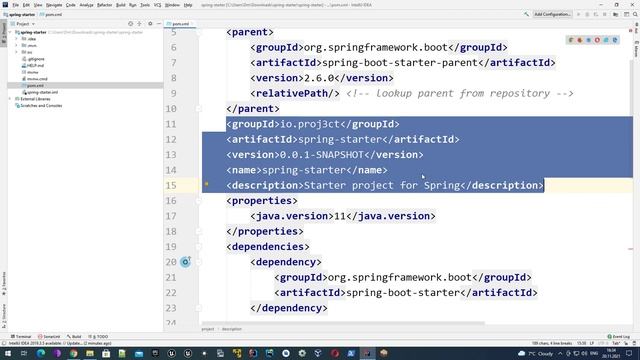 Основы Spring: Создание Maven проекта с поддержкой Spring, структура проекта, компиляция и запуск смотреть онлайн