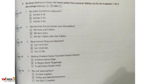 Prüfungstraining Goethe Zertifikat A2 - Hören, Practice German A2 listening with Answers