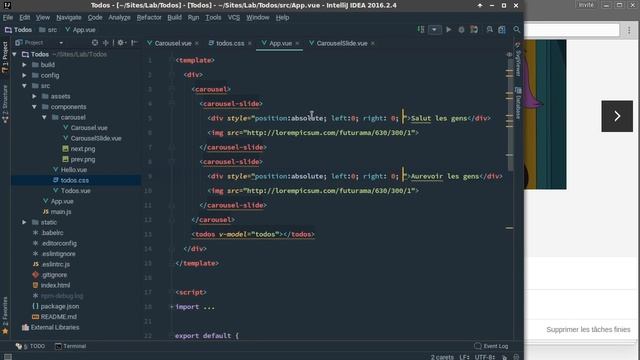 VueJS 2 (12/16) : TP : Carousel смотреть онлайн
