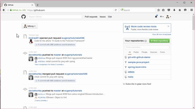 049 Adding the SSH Key to GitHub account Lab смотреть онлайн