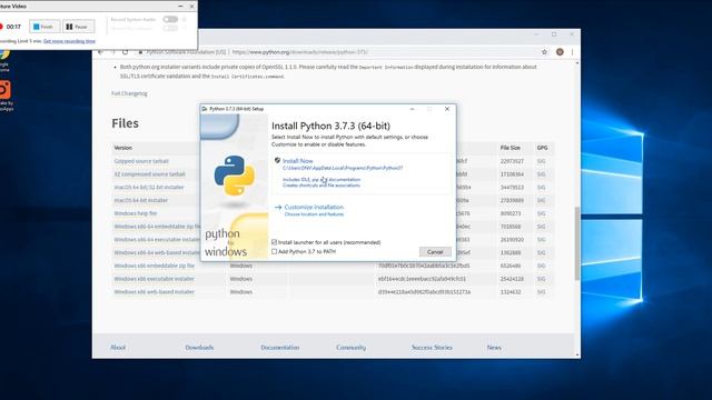Installing Python 20 05 2019 11 46 56 смотреть онлайн