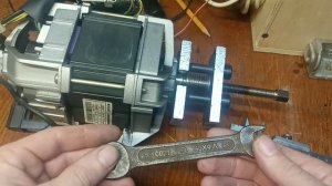 Снятие шкива с мотора от стиральной машины