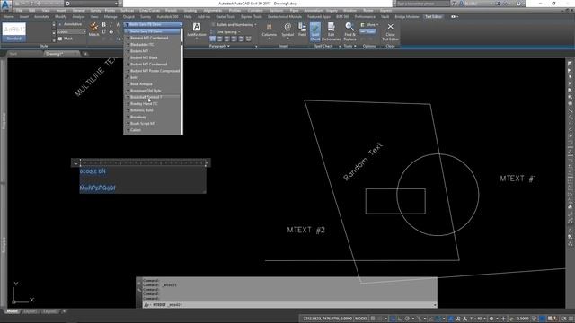 How to create and modify text in Civil3D смотреть онлайн