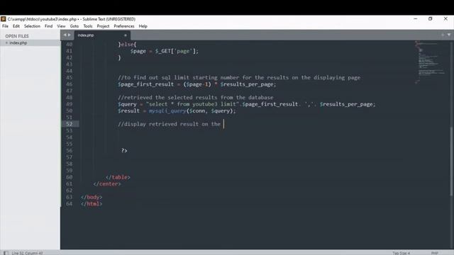 Pagination Php and Mysql смотреть онлайн