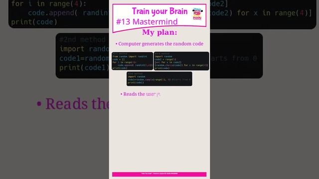 12a Mastermind 1-2. Lessons 19-20. Python. Hard. смотреть онлайн