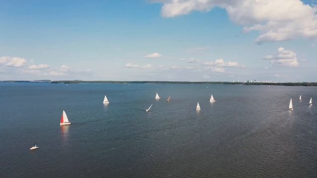 Съемка яхт на минском море (корпоративный отдых) смотреть онлайн