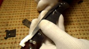 Конструкция складного ножа, устройство.