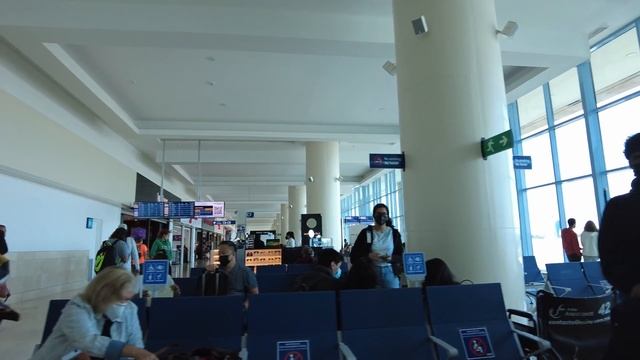 Cancun Airport Terminal 3 Departures Walk - March 2022 смотреть онлайн