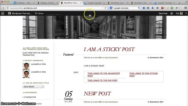 Google Translate Text Widget Translation WordPress.COM смотреть онлайн