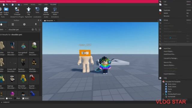 How to make your own shoulder pets in Roblox! смотреть онлайн