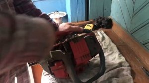 Efco 136. Шпилька шины, замена. Бензопила.