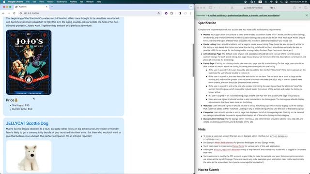 Web50 Project2 Commerce смотреть онлайн