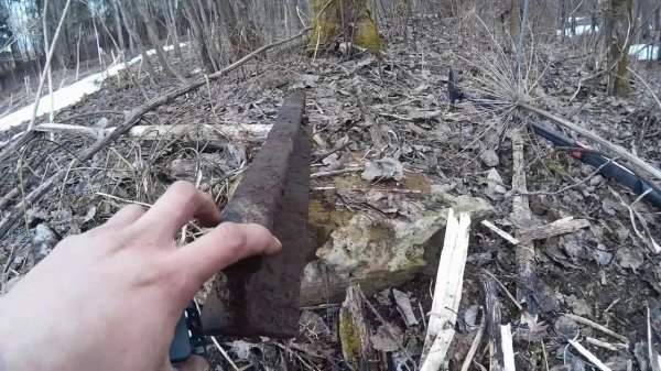 Коп металлолома.  Новое место.