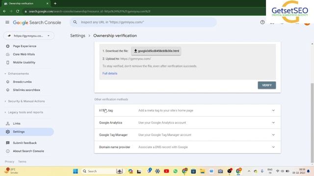 Ownership verification failed - Could not find your site. Please check that you provided the correc смотреть онлайн