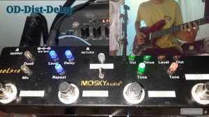 MOSKY Sol918 5-in-1 Guitar Multi-Effect Pedal | Sound Sample