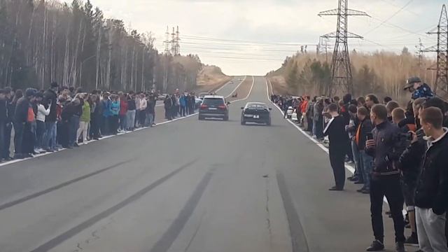 Audi q7 3.0TDi vs toyota mark 1jz-gte at смотреть онлайн