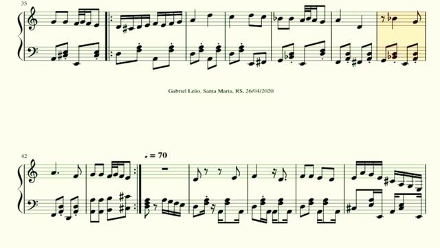 Katyusha Катюша, Piano Sheet Music смотреть онлайн