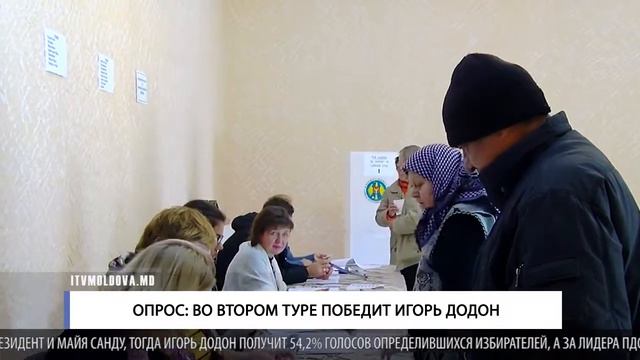 Опрос  во втором туре победит Игорь Додон
