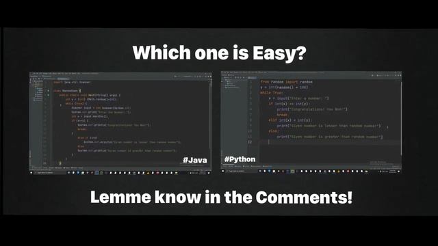 Java v/s Python, Which one is Easy ? смотреть онлайн