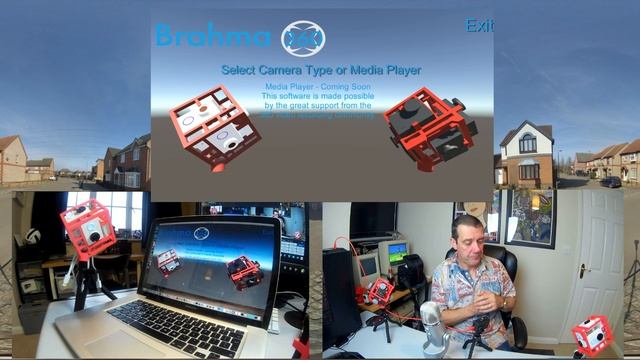 Brahma 360 Xiaomi and Git2 camera control software overview смотреть онлайн
