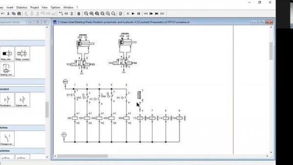 Д5_Урок 1 (Карантин продолжается)  Обзор FluidSIM на примере работы 2 цилиндров