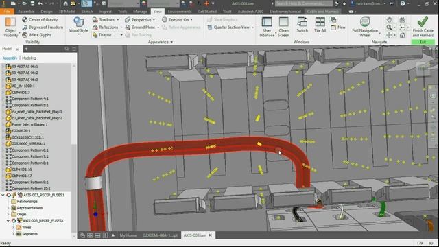 Constrain Cable Points in Autodesk Inventor Cable and Harness смотреть онлайн