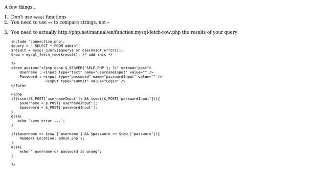 Issue with php mysql login $_POST['username'] = $result['username'] (2 Solutions!!) смотреть онлайн