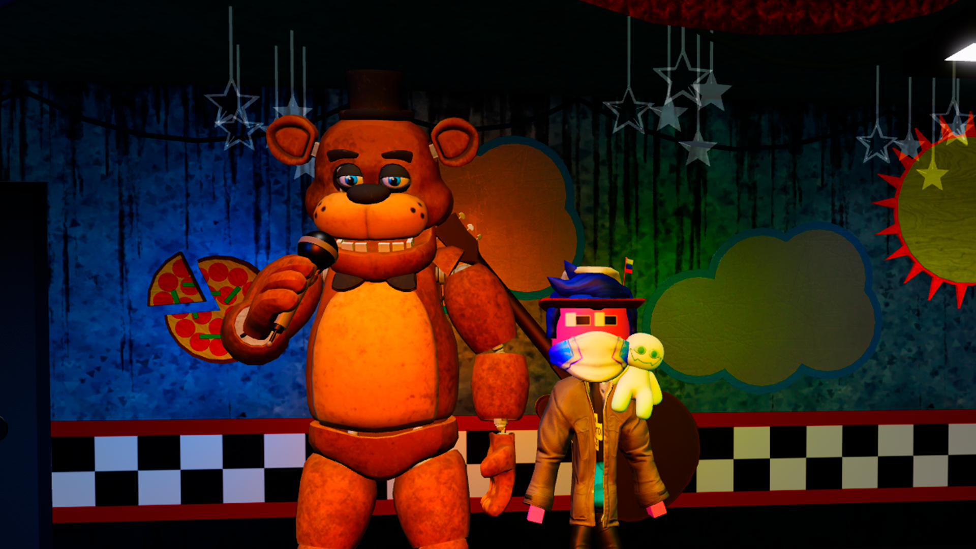 Фнаф в Роблоксе! НО У МЕНЯ ПЛОХОЙ ЗВУК смотреть онлайн