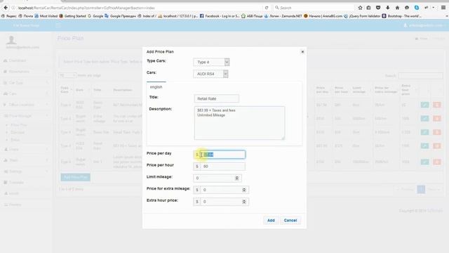 Rental car PHP Script Manage Prices смотреть онлайн