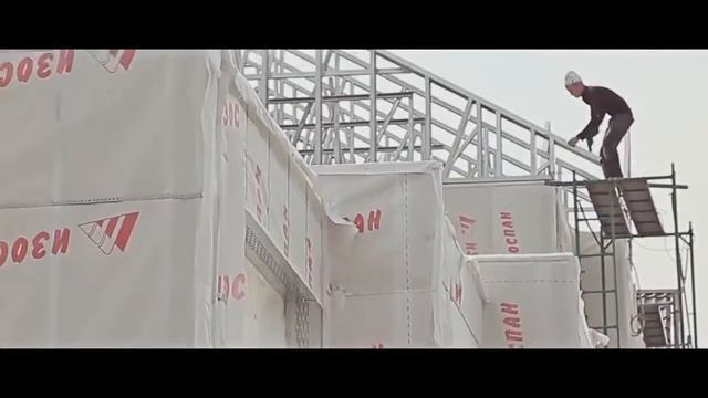 Процесс монтажа домов Плюс один c использованием ГСП смотреть онлайн