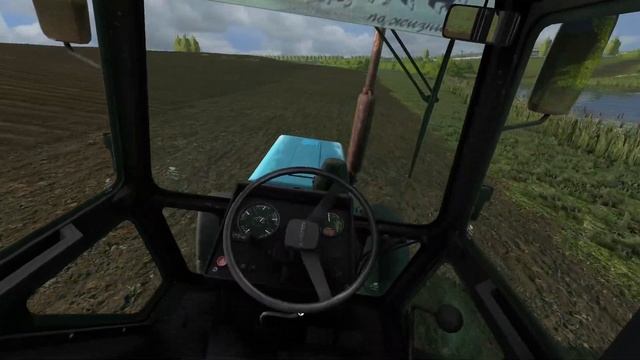 [РП] БОРОНОВАНИЕ ПОЛЯ НА ТРАКТОРЕ МТЗ-952! FARMING SIMULATOR 2017 смотреть онлайн