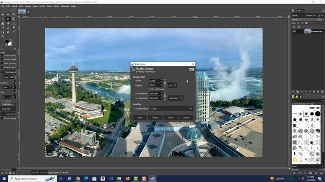 GIMP Resize Photo 2 10 смотреть онлайн