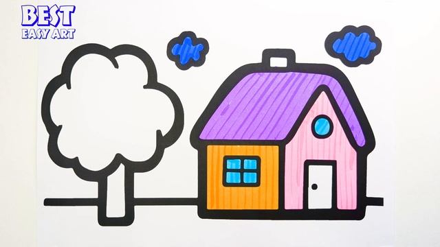 House Drawing, Painting & Coloring For Kids and Toddlers_ Child Art смотреть онлайн