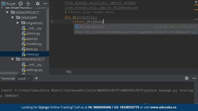 Python Django Tutorial For Beginners | Web Development Using Django | Edureka | Django Rewind - 1 смотреть онлайн