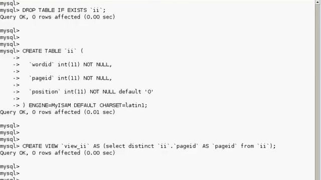 OpenWebSpider 0.7 Create DBs and Tables смотреть онлайн