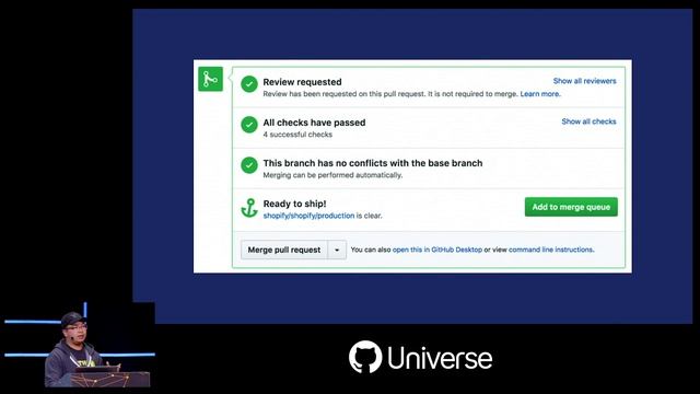 Ship happens: shipping pull requests at scale with the merge queue - GitHub Universe 2019 смотреть онлайн
