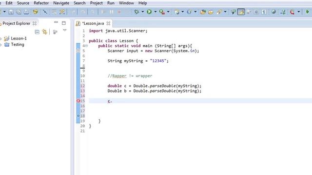Beginners Java, Lesson 13, Wrapper Classes, simple methods, using strings, parsing numbers смотреть онлайн